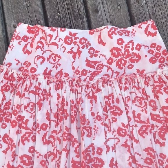 💫4/30 GAP Floral Printed Flare Skirt - Picture 3 of 8